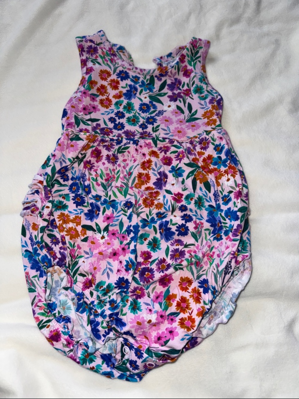 Little Sleepies Floral Bubble Romper 2T
